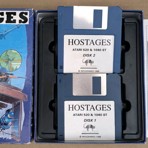 Hostages Infogrames Atari ST like new