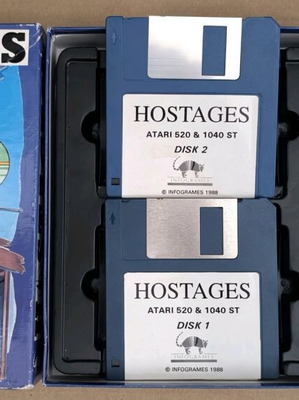 Hostages Infogrames Atari ST like new