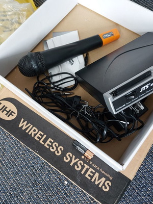JTS US-8010D UHF ασύρματο σύστημα μικροφώνου με μικρόφωνο χειρός MH-700D