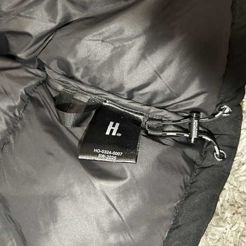 Hoodrich puffer jacket new, size M black