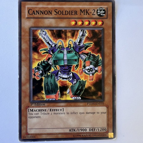 Yu-Gi-Oh! Cannon Soldier MK-2 PTDN-EN035 1st Edition Common card used
