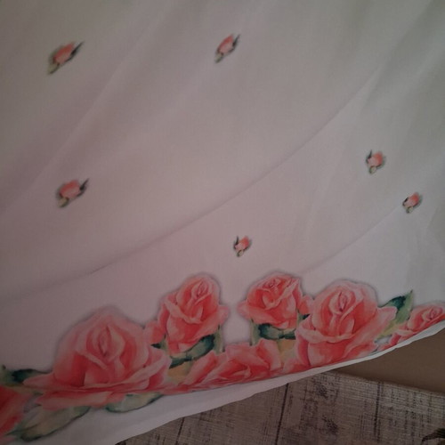 Evita Official Girls' Dress with Bolero like new, white and coral