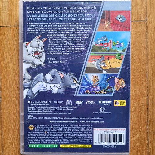 Tom et Jerry Special Anniversary Edition 2 DVD 30 Episodes like new