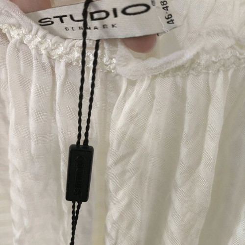 White women's blouse new, transparent, sizes M and L