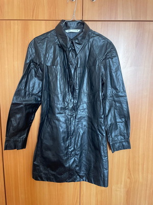 Δερμάτινο φόρεμα Zara xs μαύρο σαν καινούργιο