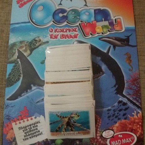 Madmax Ocean World Sticker Album like new