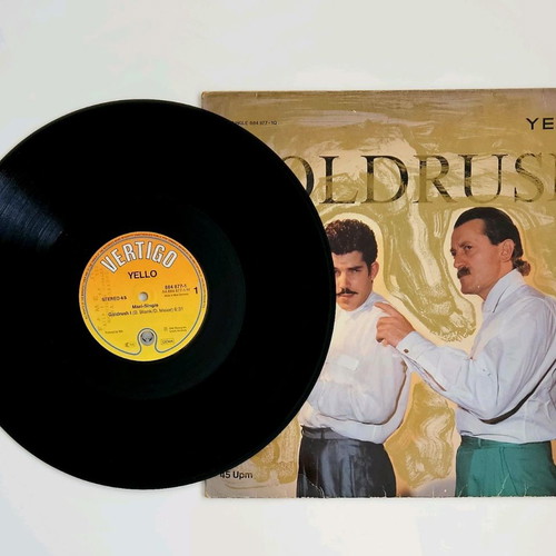 Yello Goldrush 12" Maxi Single like new, German edition 1986