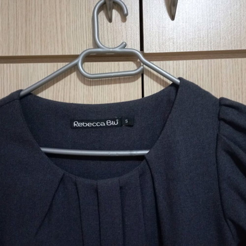 Winter dress used, dark gray, size S