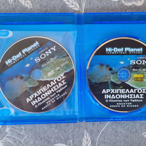 Hi-Def Planet Equator: Reefs of Riches Blu-Ray like new