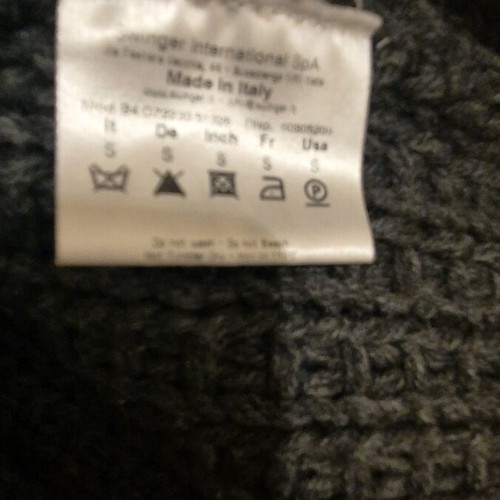 Rocco Barocco knitted gray cardigan used size S with wide fit
