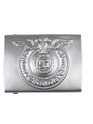 Replica German steel SS soldier belt buckle WW2 new