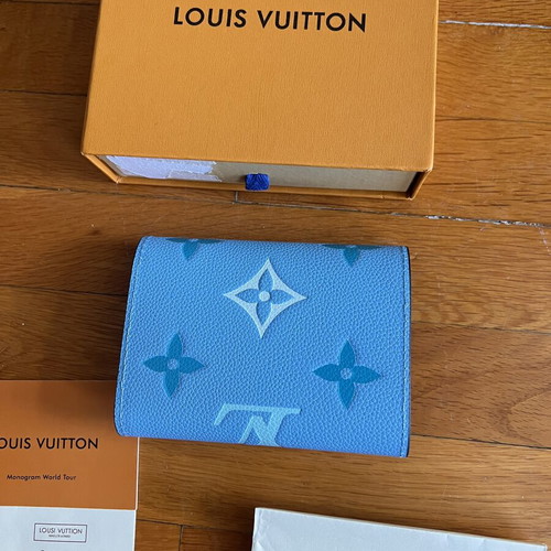 Louis Vuitton wallet like new, blue