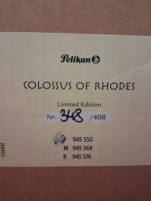 Colossus of Rh 348/408 fountain pen new, complete set