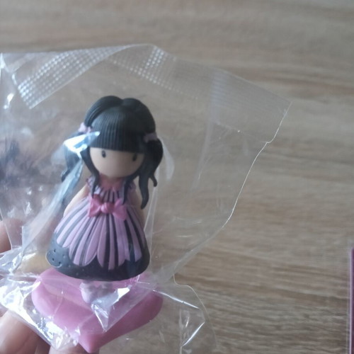 Santoro Gorjuss 3 Mini Figures and 1 Enamel Pin