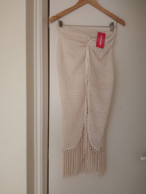 Shein pareo new size XS beige for beach or pool