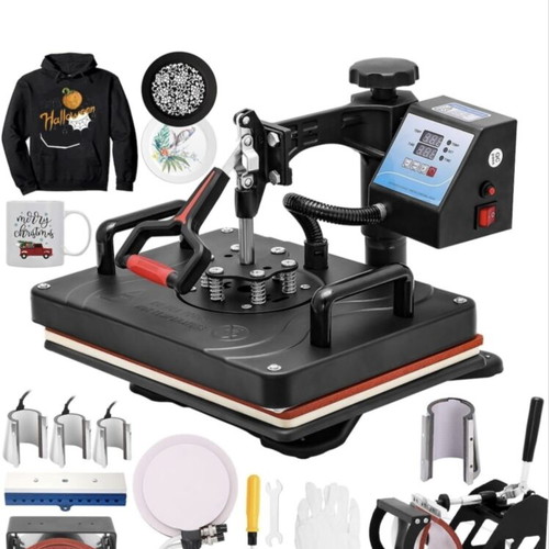Estanny 10-in-1 Heat Press like new, 38x29 cm, 1400W, LCD display