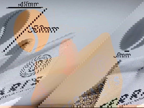 Κλιπ Σακούλας Καφέ – Σε Σχήμα Κόκκου Καφέ