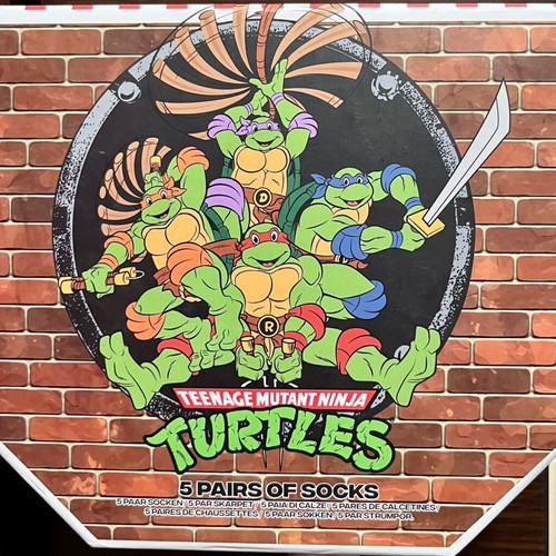 TMNT 5 pairs of socks new with tags set