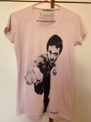 Pinko blouse pink, like new, size M, 100% cotton