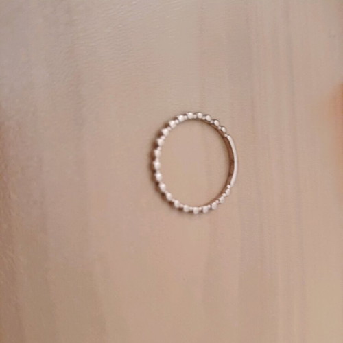 Silver ring veraki new size 54 with yellow gold plating