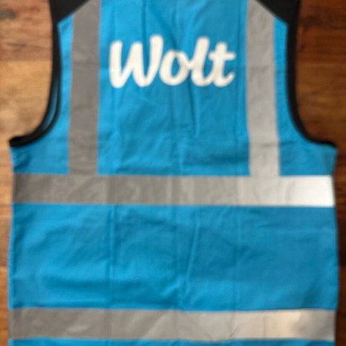 Delivery Vest with Badges New