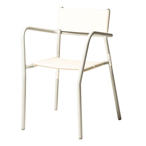 Table with 2 metal chairs with PVC new from store