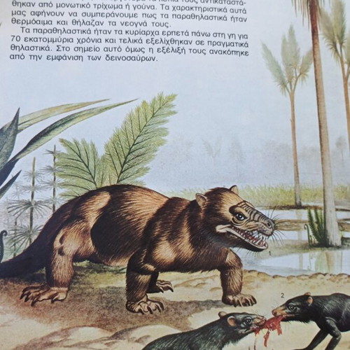 The World of Animals prehistoric mammals & monkeys like new