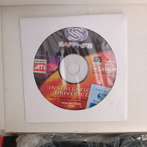 Sapphire Radeon 9600 XT Retro Box with Sealed Accessories, New