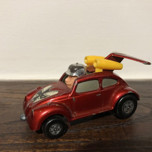 Matchbox Superfast No. 11 Flying Bug toy car used, Volkswagen Beetle 1972