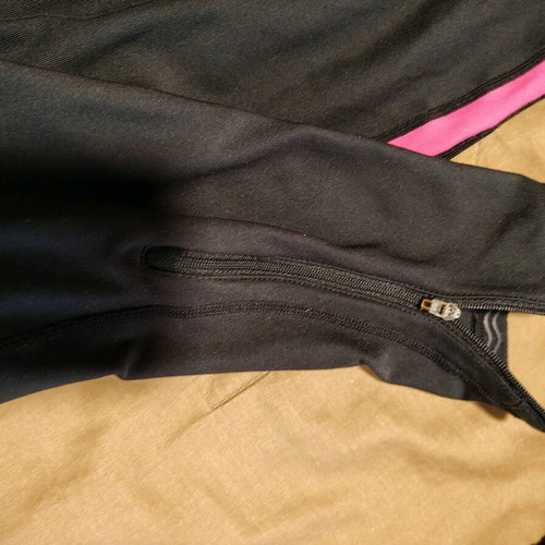 Nike dry fit leggings used, size S, black and pink