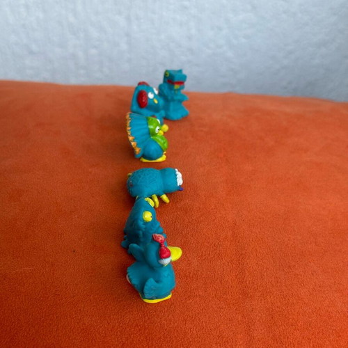 Trash Pack set of 6 blue monster collectible figures Moose Toys like new