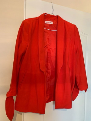 Camaieu jacket new Italian size M coral color
