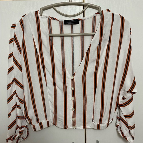 Bershka shirt white, like new, size S