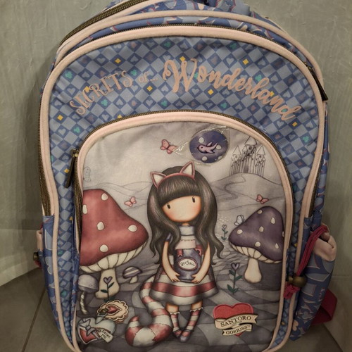 Santoro Gorjuss Secrets of Wonderland school backpack new with tag