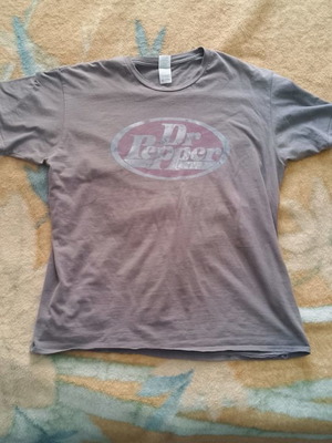 Dr.pepper shirt μεταχειρισμένο, συλλεκτικό, γκρι, μέγεθος XXL