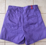 Salt & Pepper denim shorts, purple, size S