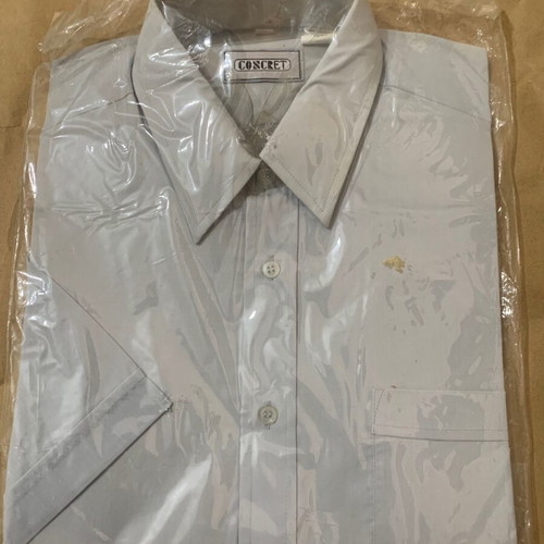 Men's short-sleeve shirt new size 41-42 multicolor