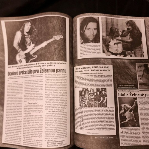 Iron Maiden Ed Factor magazine like new