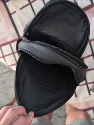 Women's backpack bag, black