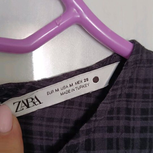 Zara dress like new, size M, viscose and cotton