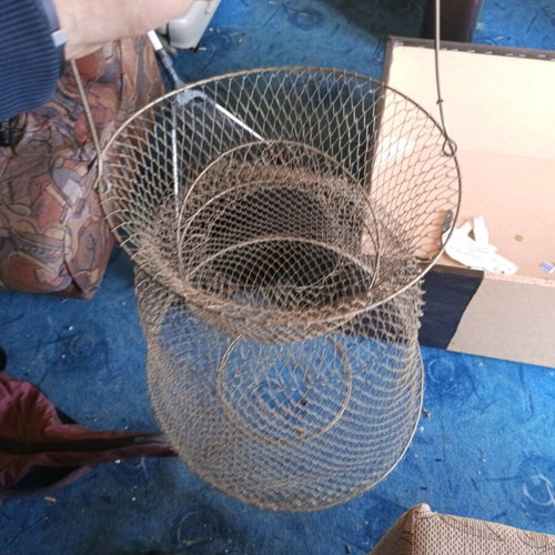 Metal Fish Cage Like New for Fishing