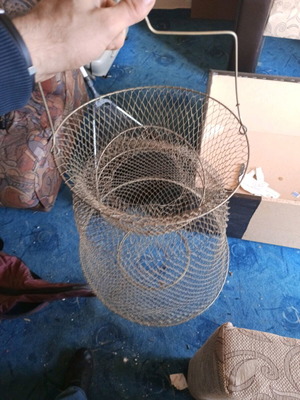 Metal Fish Cage Like New for Fishing