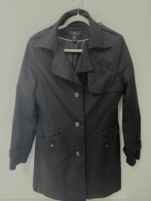 Trench coat H&M black size 42 like new