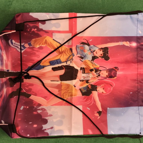 K-Pop Demon Hunters Huntrix Trio drawstring gym bag
