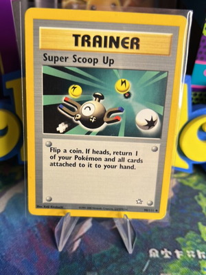 Super Scoop Up Neo Genesis Pokemon card