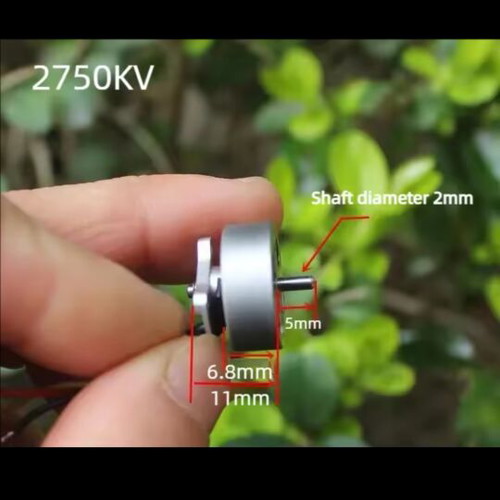 Brushless motors 1503 2750KV with CW & CCW propellers, new set of 4