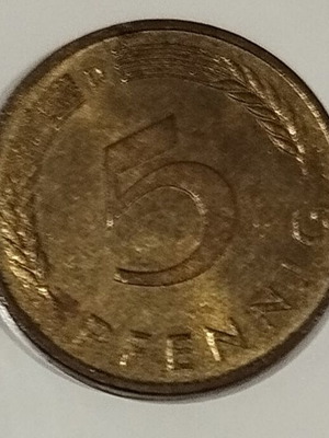 Νόμισμα 5pfennig Γερμανίας 1991 σαν καινούργιο
