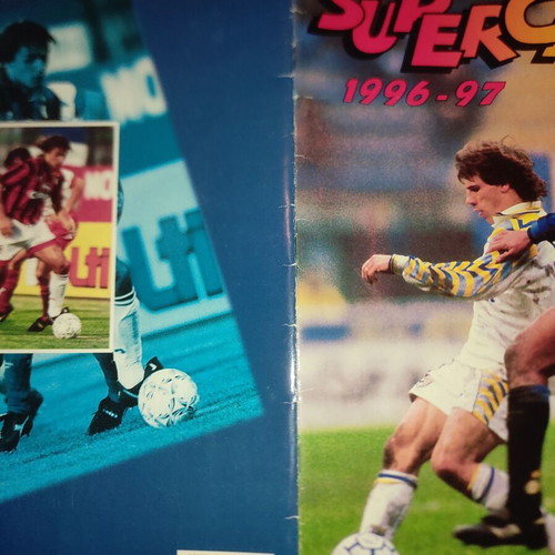 Panini Supercalcio 1996-1997 sticker album used, complete