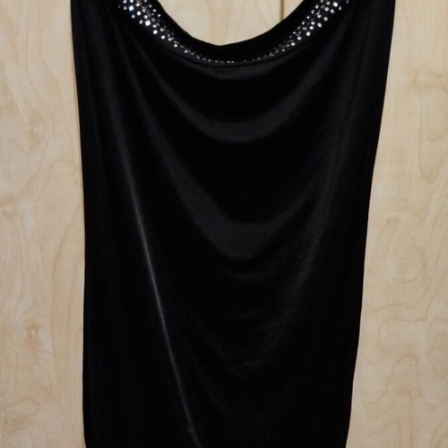 Lynne black strapless mini dress like new, size M
