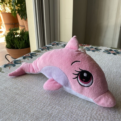 Plush dolphin 32 cm like new, soft texture
